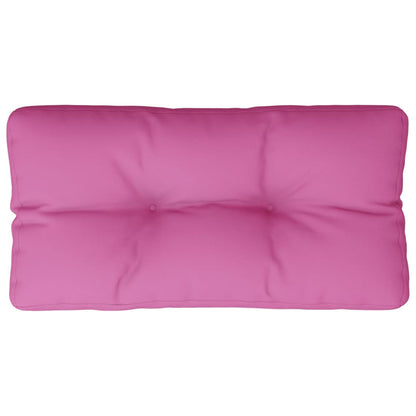 Cuscino per Pallet Rosa 70x40x12 cm in Tessuto
