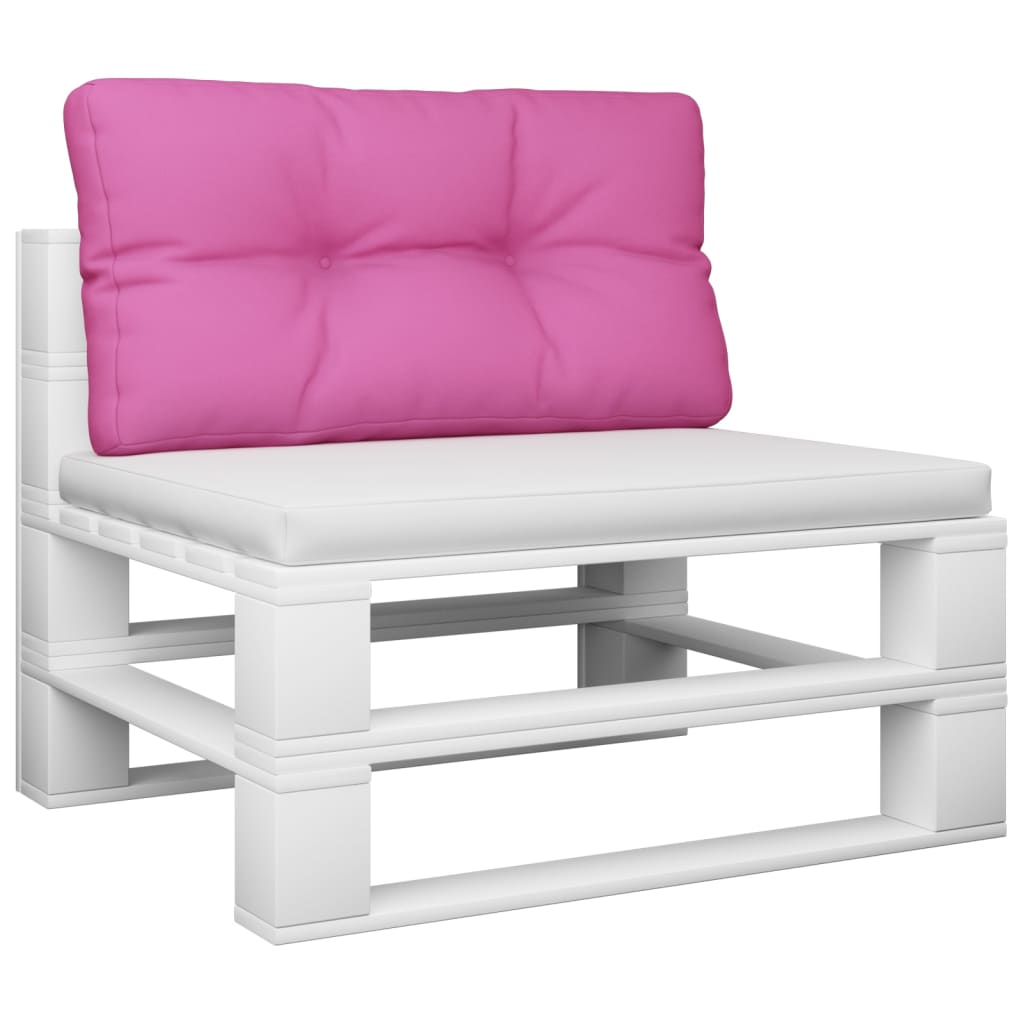 Cuscino per Pallet Rosa 70x40x12 cm in Tessuto