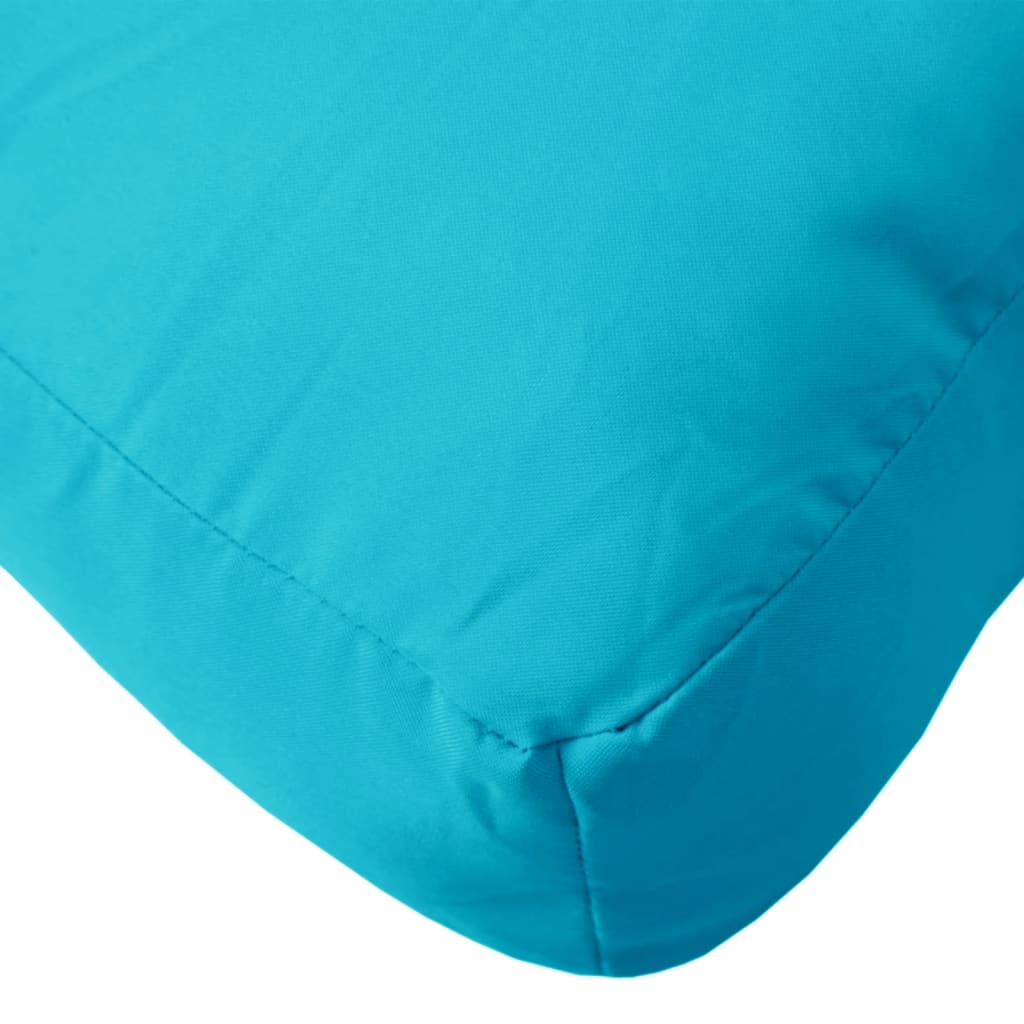 Cuscino per Pallet Turchese 70x40x12 cm in Tessuto | homemem39