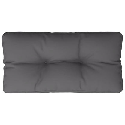 Cuscino per Pallet Antracite 80x40x12 cm in Tessuto | homemem39