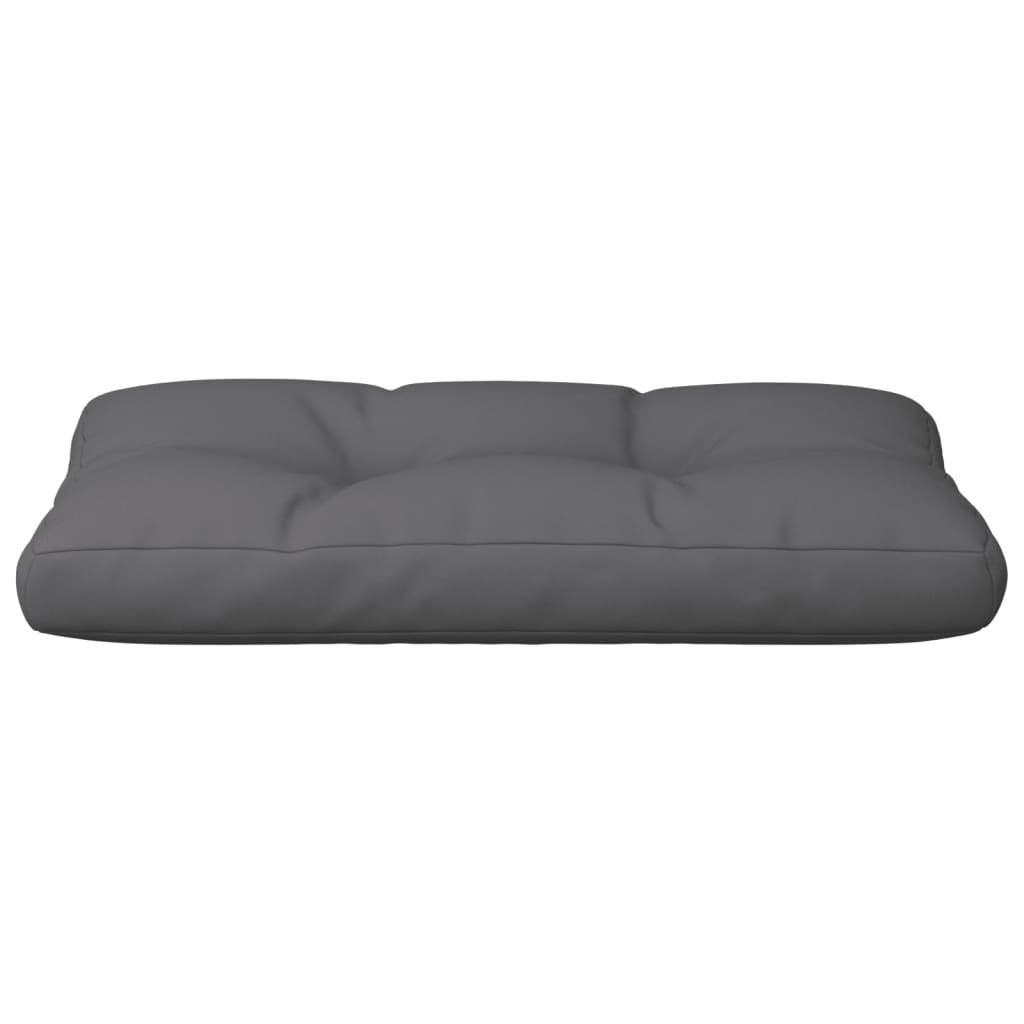Cuscino per Pallet Antracite 80x40x12 cm in Tessuto | homemem39