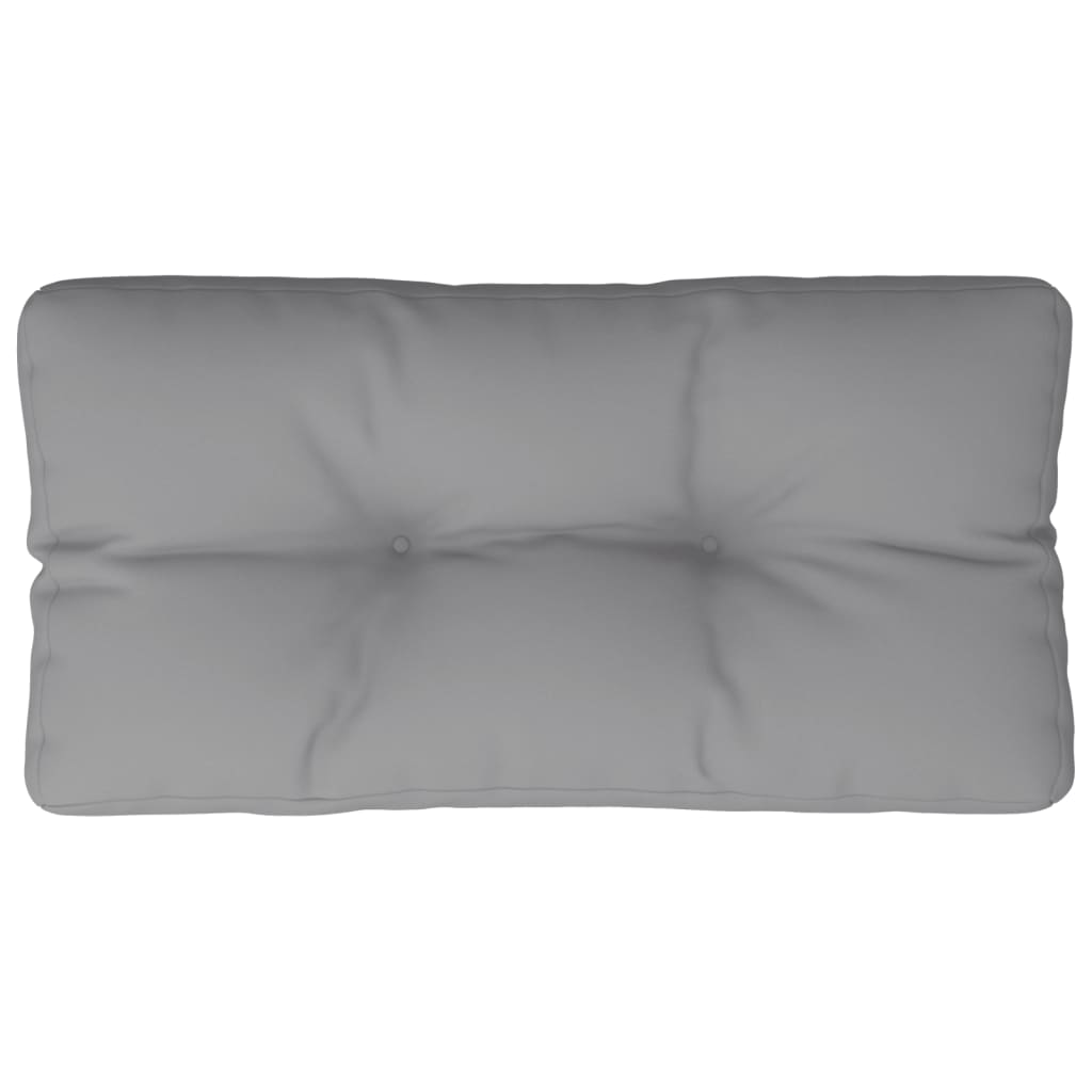 Cuscino per Pallet Grigio 80x40x12 cm in Tessuto | homemem39