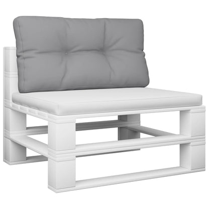 Cuscino per Pallet Grigio 80x40x12 cm in Tessuto | homemem39