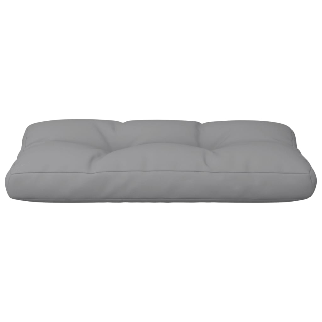 Cuscino per Pallet Grigio 80x40x12 cm in Tessuto | homemem39
