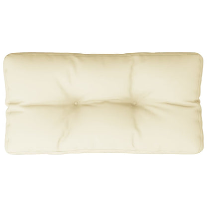 Cuscino per Pallet Crema 80x40x12 cm in Tessuto | homemem39