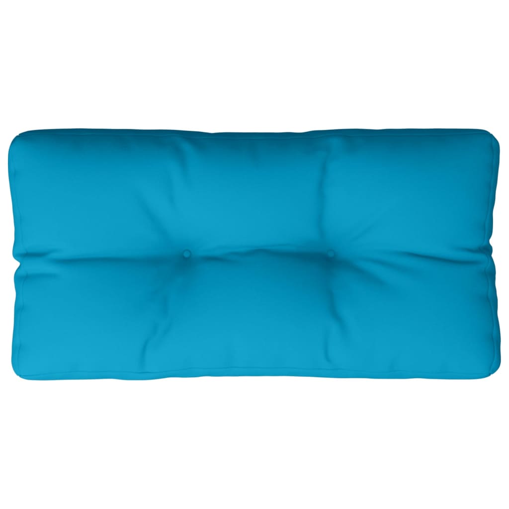 Cuscino per Pallet Blu Chiaro 80x40x12 cm in Tessuto | homemem39