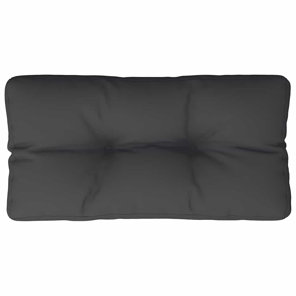 Cuscino per Pallet Nero 80x40x12 cm in Tessuto | homemem39