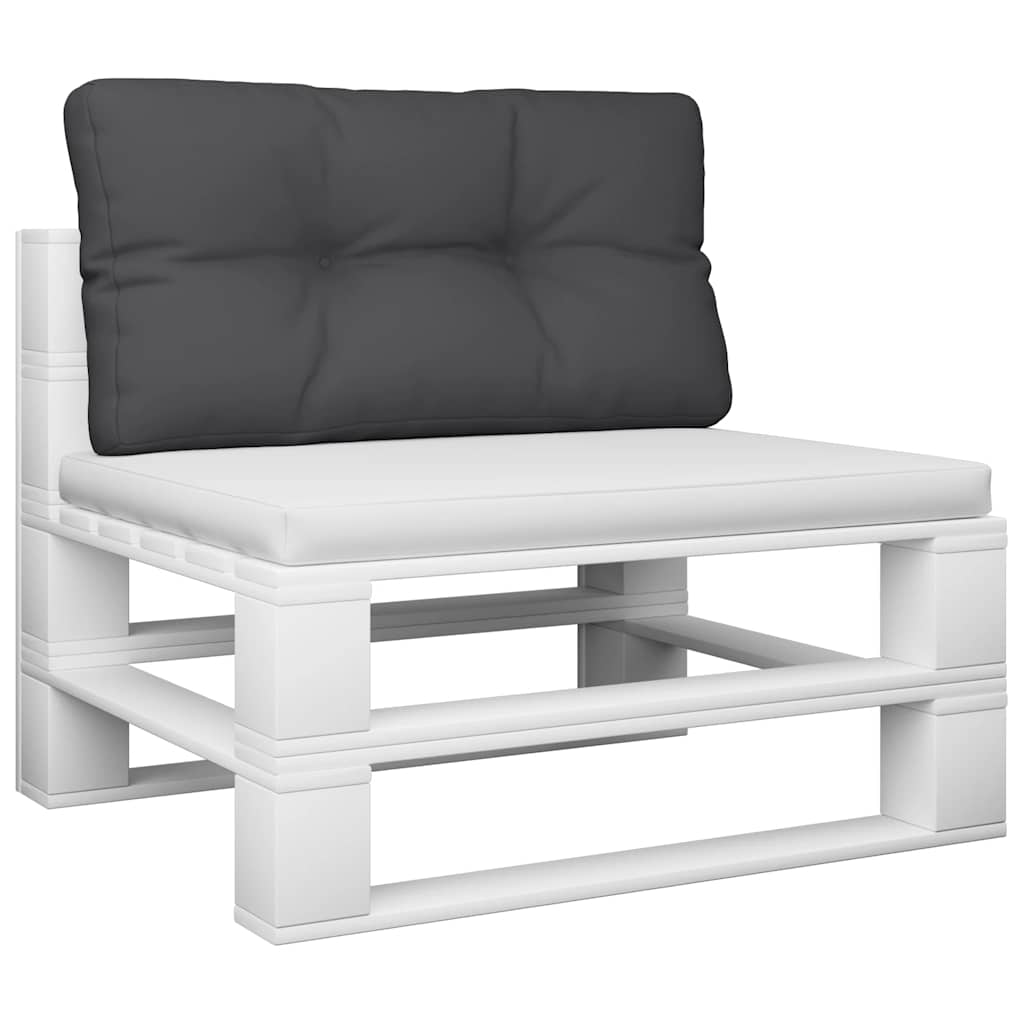 Cuscino per Pallet Nero 80x40x12 cm in Tessuto | homemem39