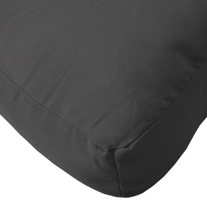 Cuscino per Pallet Nero 80x40x12 cm in Tessuto | homemem39