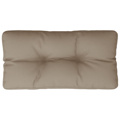 Cuscino per Pallet Tortora 80x40x12 cm in Tessuto | homemem39