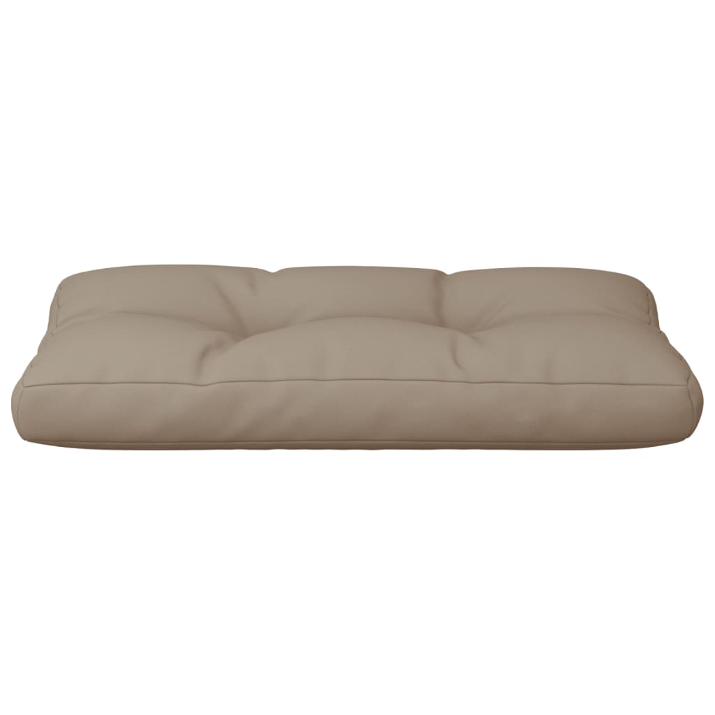 Cuscino per Pallet Tortora 80x40x12 cm in Tessuto | homemem39