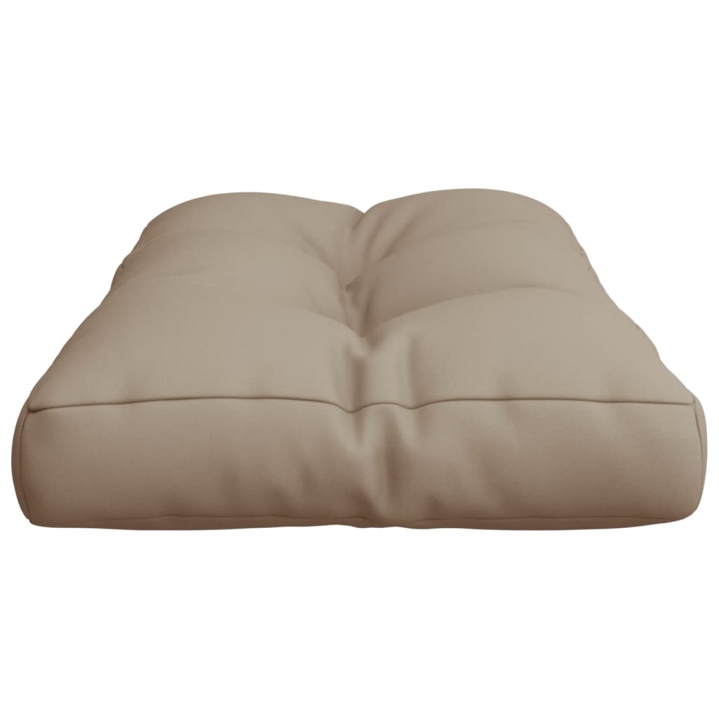 Cuscino per Pallet Tortora 80x40x12 cm in Tessuto | homemem39
