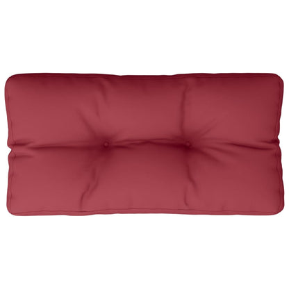Cuscino per Pallet Rosso Vino 80x40x12 cm in Tessuto | homemem39
