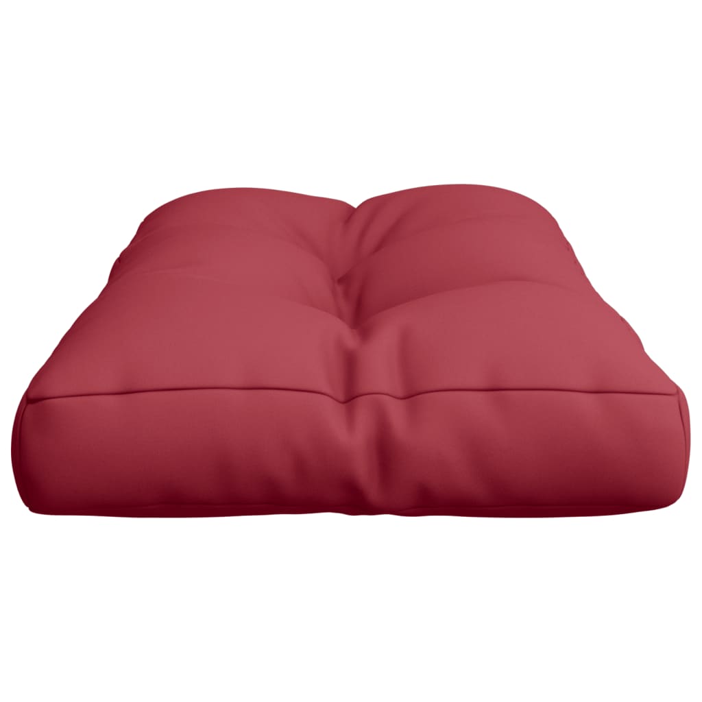 Cuscino per Pallet Rosso Vino 80x40x12 cm in Tessuto | homemem39