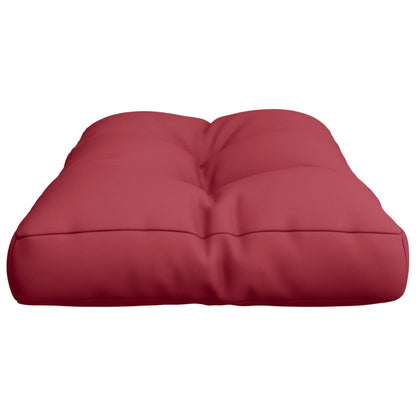 Cuscino per Pallet Rosso Vino 80x40x12 cm in Tessuto | homemem39