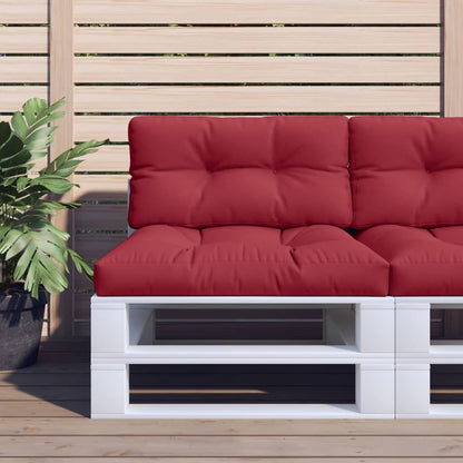 Cuscino per Pallet Rosso Vino 80x40x12 cm in Tessuto | homemem39