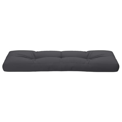 Cuscino per Pallet Antracite 120x40x12 cm in Tessuto | homemem39