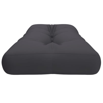 Cuscino per Pallet Antracite 120x40x12 cm in Tessuto | homemem39