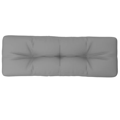 Cuscino per Pallet Grigio 120x40x12 cm in Tessuto | homemem39