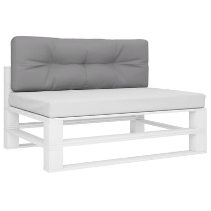 Cuscino per Pallet Grigio 120x40x12 cm in Tessuto | homemem39