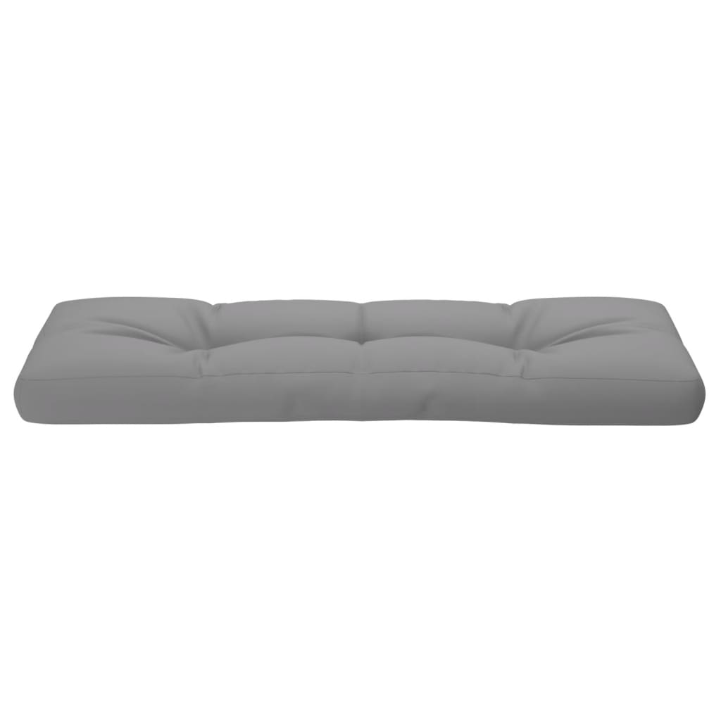 Cuscino per Pallet Grigio 120x40x12 cm in Tessuto | homemem39