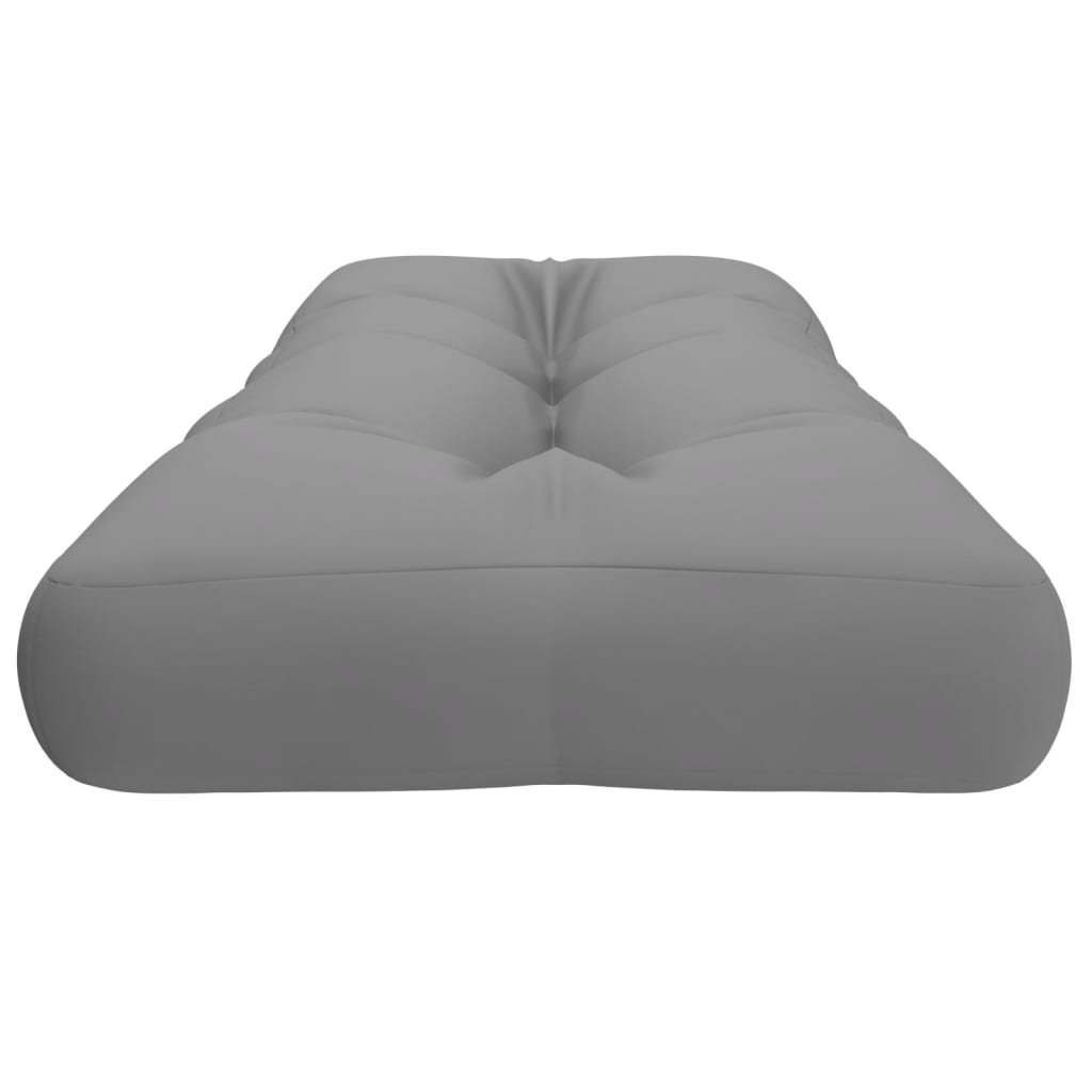 Cuscino per Pallet Grigio 120x40x12 cm in Tessuto | homemem39