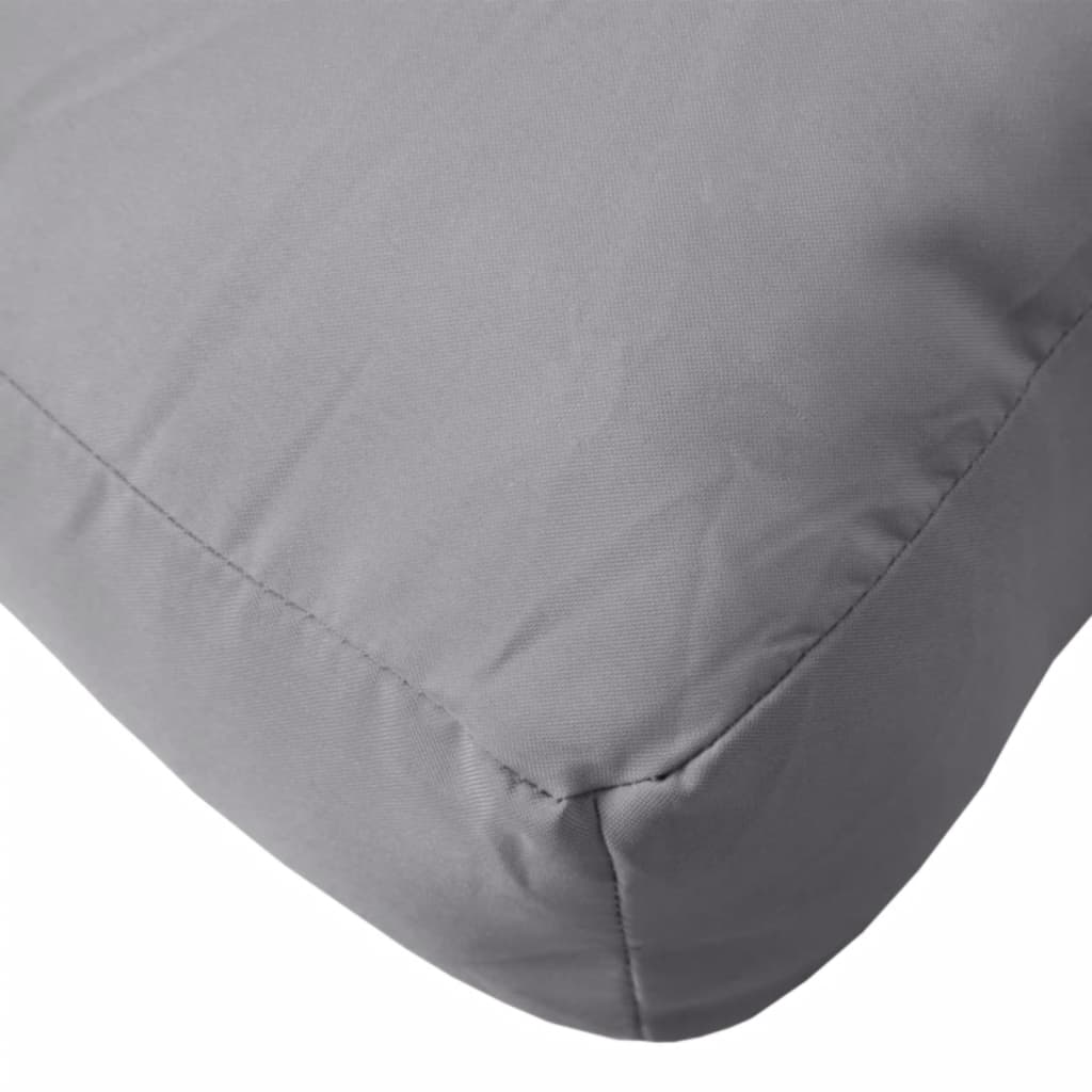 Cuscino per Pallet Grigio 120x40x12 cm in Tessuto | homemem39