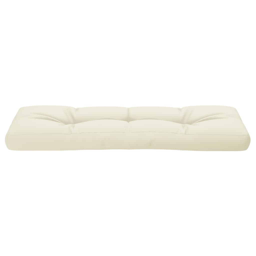 Cuscino per Pallet Crema 120x40x12 cm in Tessuto | homemem39