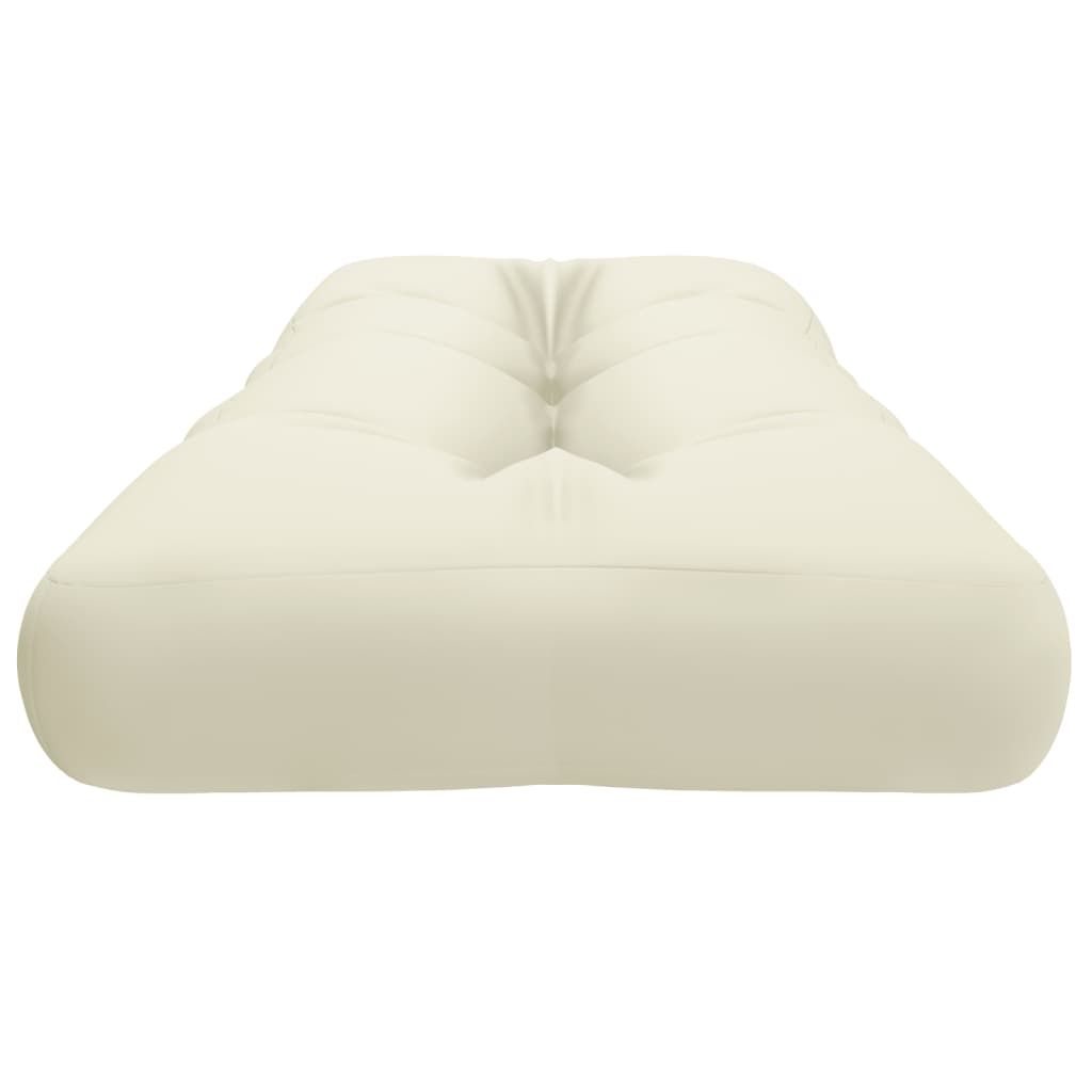Cuscino per Pallet Crema 120x40x12 cm in Tessuto | homemem39