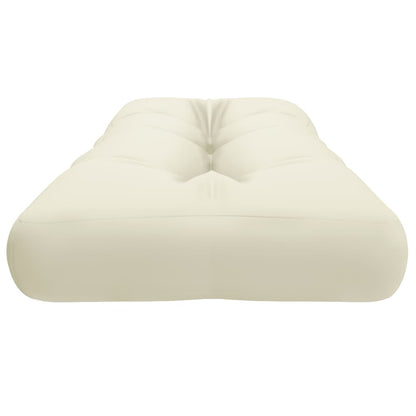 Cuscino per Pallet Crema 120x40x12 cm in Tessuto | homemem39