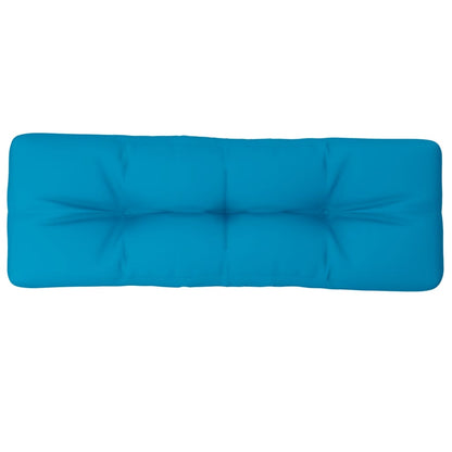 Cuscino per Pallet Blu Chiaro 120x40x12 cm in Tessuto | homemem39