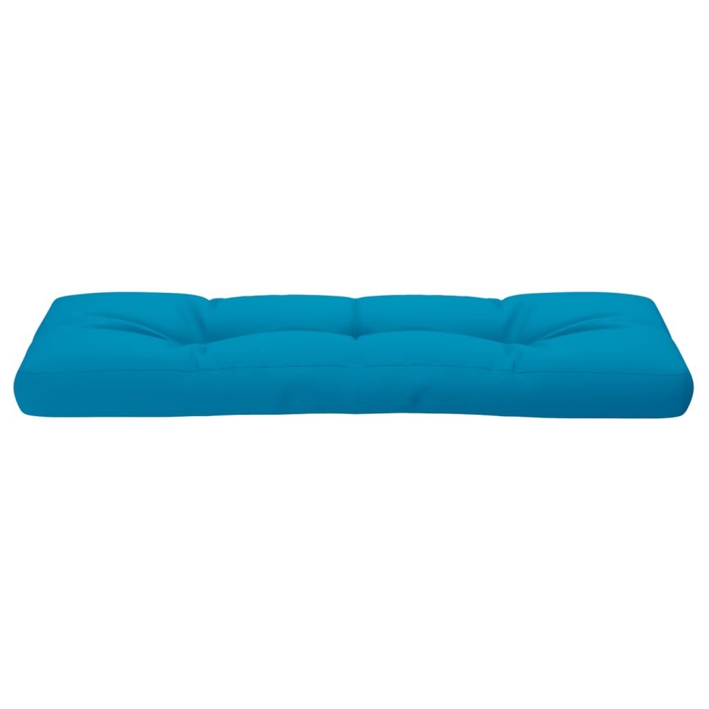 Cuscino per Pallet Blu Chiaro 120x40x12 cm in Tessuto | homemem39