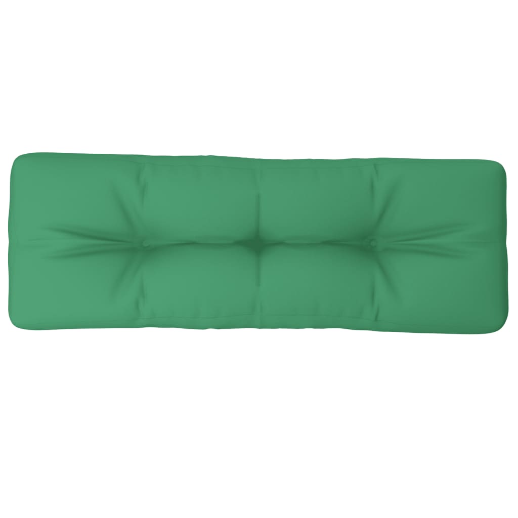 Cuscino per Pallet Verde 120x40x12 cm in Tessuto | homemem39