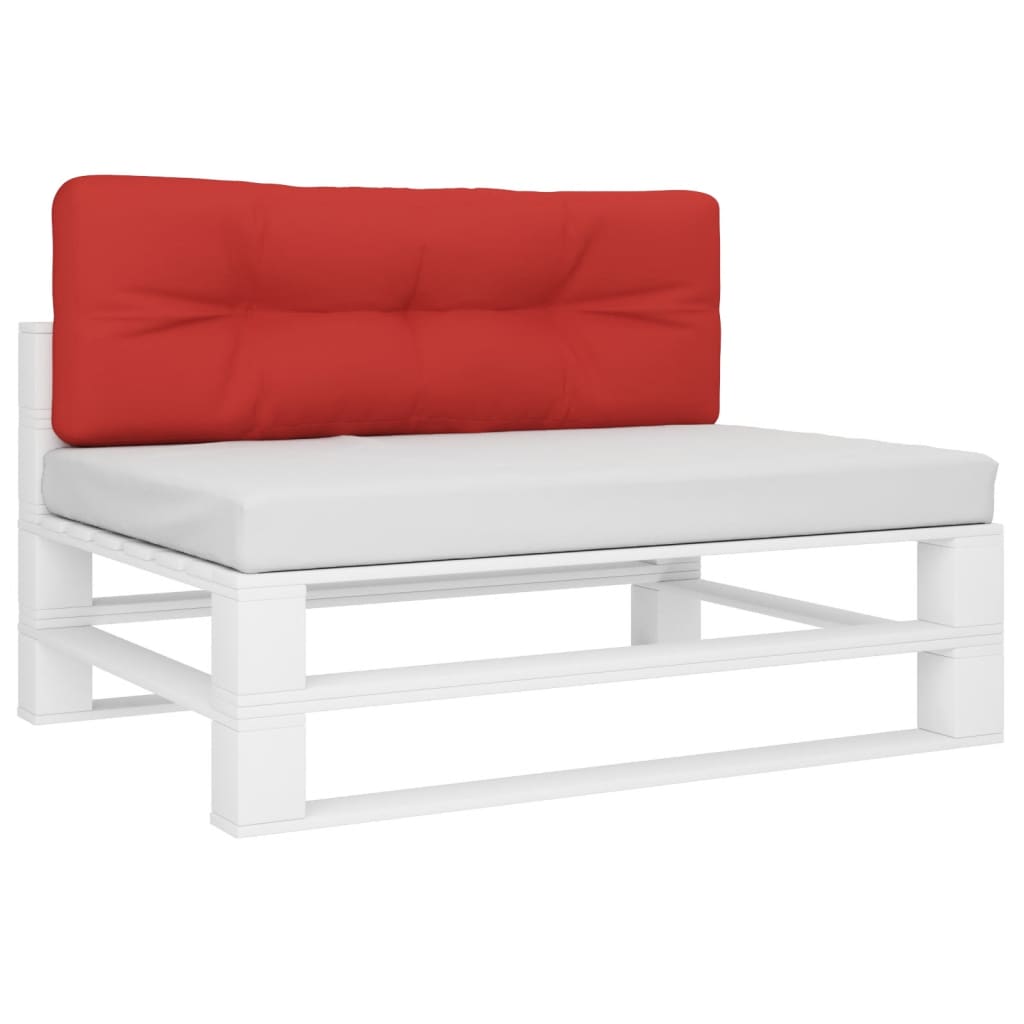 Cuscino per Pallet Rosso 120x40x12 cm in Tessuto | homemem39