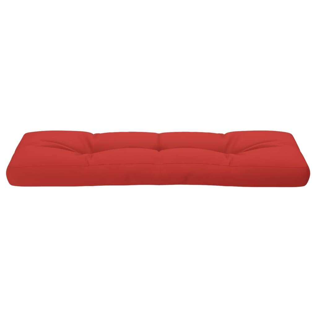Cuscino per Pallet Rosso 120x40x12 cm in Tessuto | homemem39
