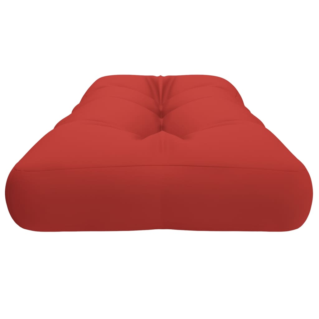 Cuscino per Pallet Rosso 120x40x12 cm in Tessuto | homemem39