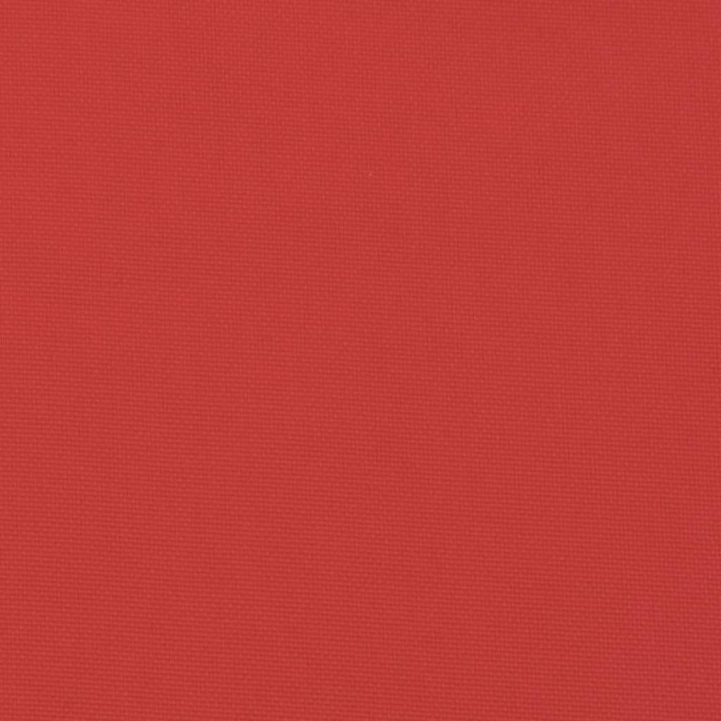 Cuscino per Pallet Rosso 120x40x12 cm in Tessuto | homemem39