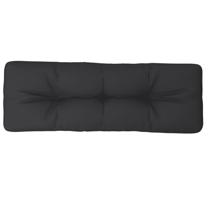 Cuscino per Pallet Nero 120x40x12 cm in Tessuto | homemem39