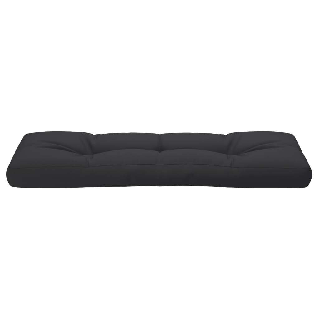 Cuscino per Pallet Nero 120x40x12 cm in Tessuto | homemem39