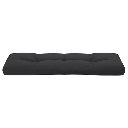 Cuscino per Pallet Nero 120x40x12 cm in Tessuto | homemem39