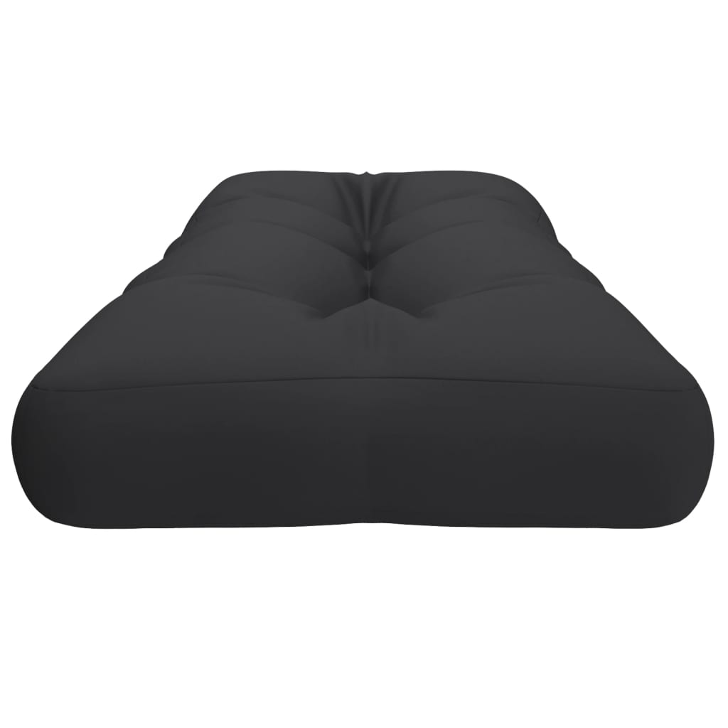 Cuscino per Pallet Nero 120x40x12 cm in Tessuto | homemem39