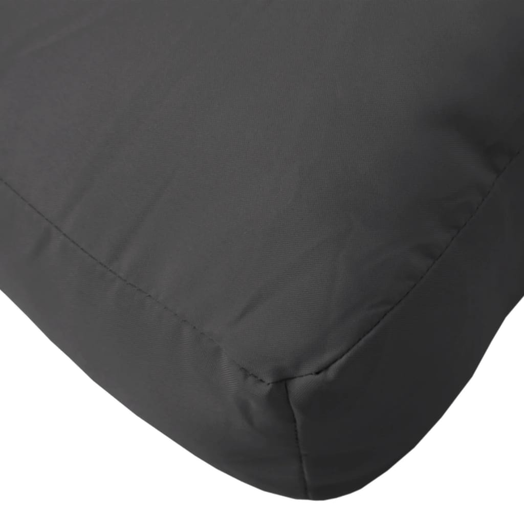 Cuscino per Pallet Nero 120x40x12 cm in Tessuto | homemem39