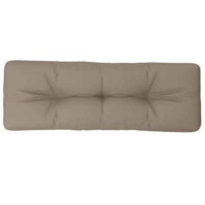 Cuscino per Pallet Tortora 120x40x12 cm in Tessuto | homemem39