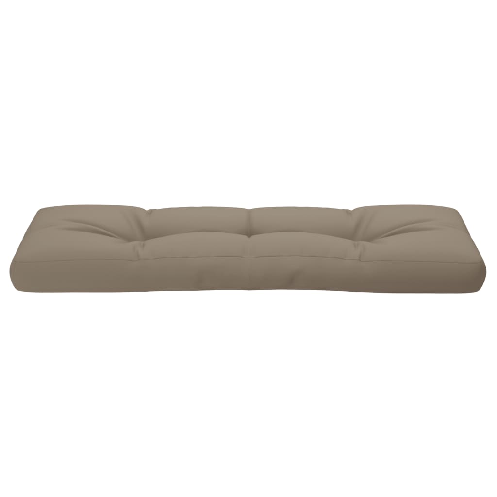 Cuscino per Pallet Tortora 120x40x12 cm in Tessuto | homemem39