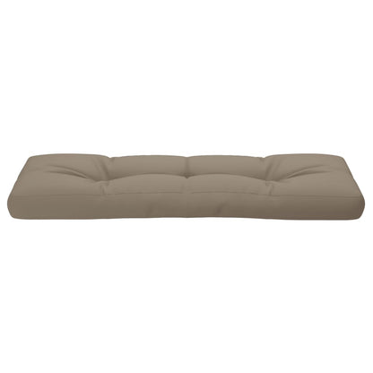 Cuscino per Pallet Tortora 120x40x12 cm in Tessuto | homemem39