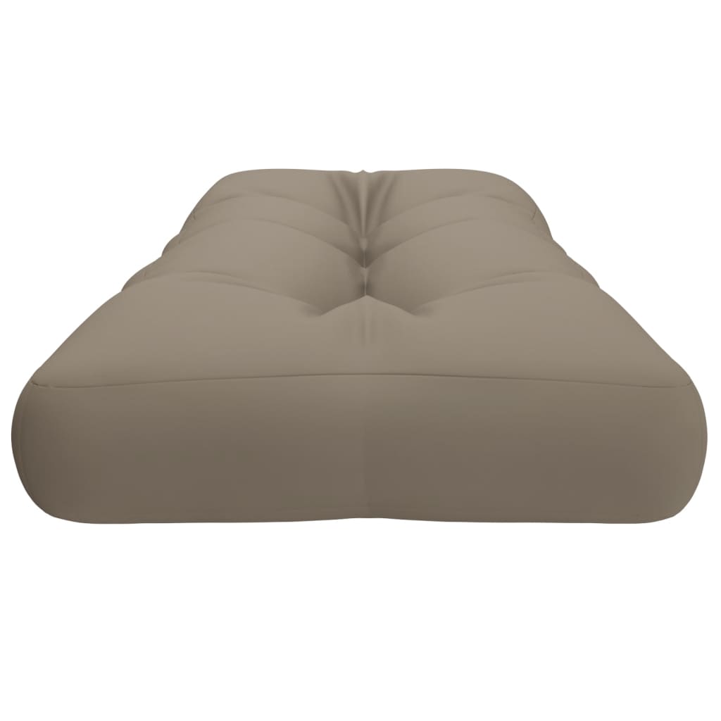 Cuscino per Pallet Tortora 120x40x12 cm in Tessuto | homemem39