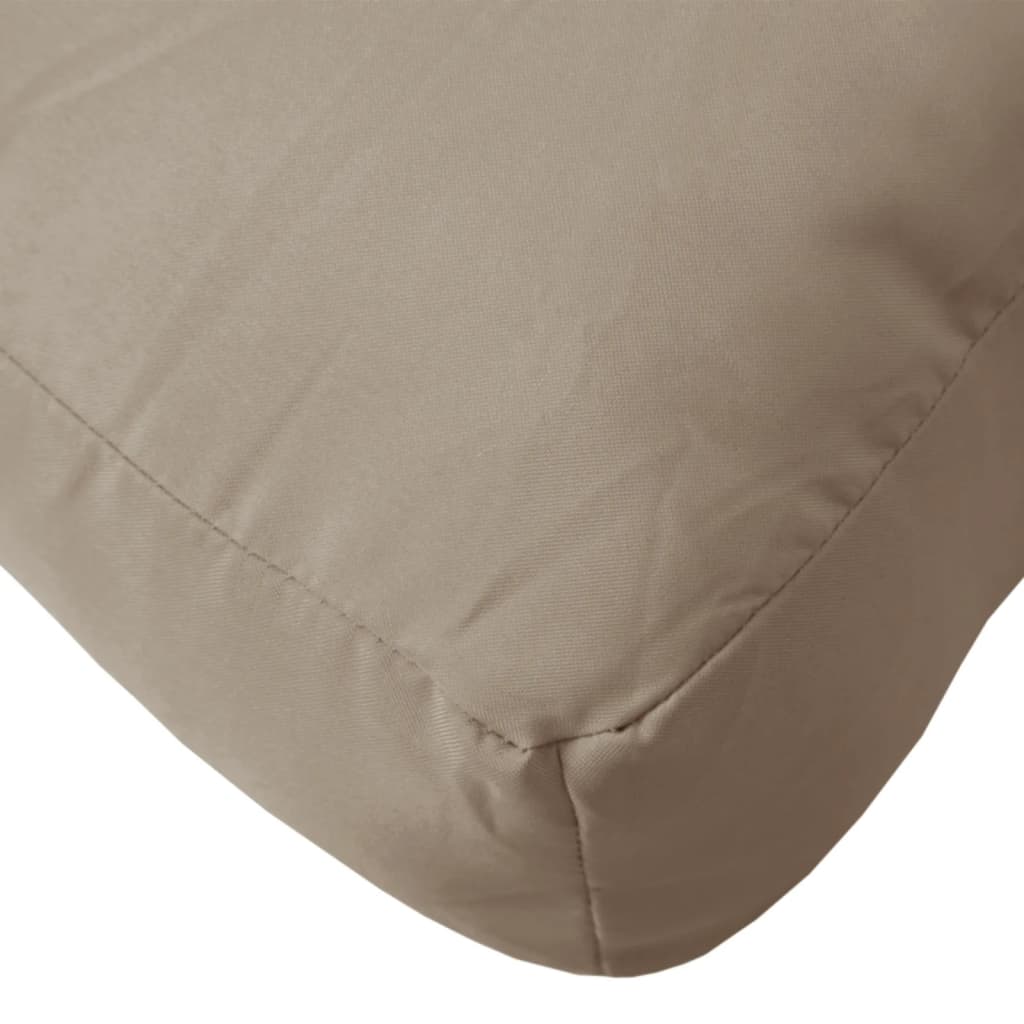 Cuscino per Pallet Tortora 120x40x12 cm in Tessuto | homemem39