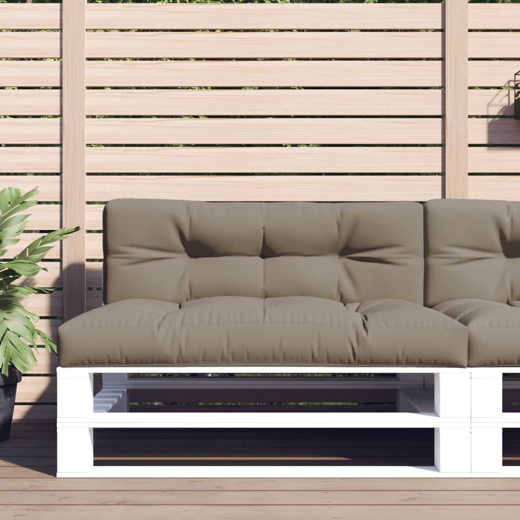 Cuscino per Pallet Tortora 120x40x12 cm in Tessuto | homemem39