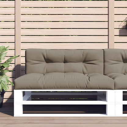 Cuscino per Pallet Tortora 120x40x12 cm in Tessuto | homemem39