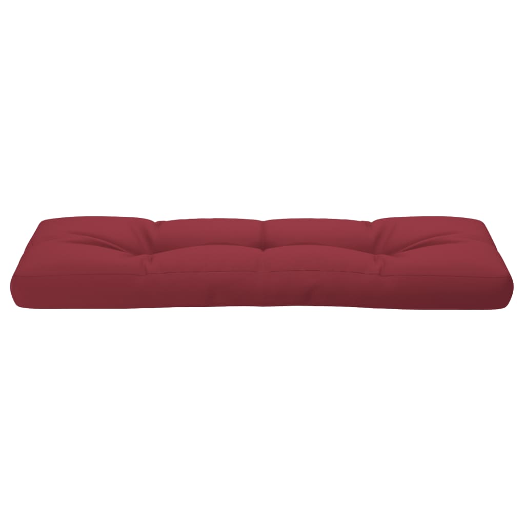 Cuscino per Pallet Rosso Vino 120x40x12 cm in Tessuto | homemem39